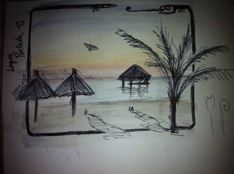 Disegno del Lagoa Poelela Resort